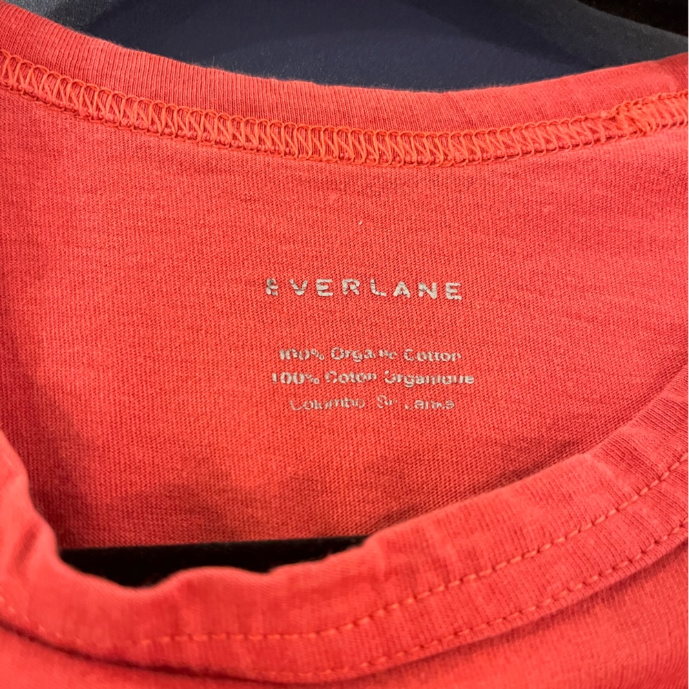 Boxy Raglan Everlane Sz M Salmon - Picture 3 of 8